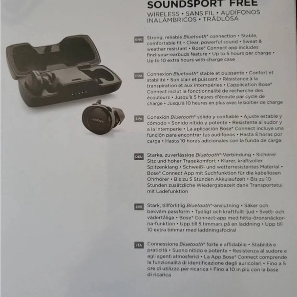 Bose Wireless Ear phones. Used twice. Like New - Picture 1 of 6